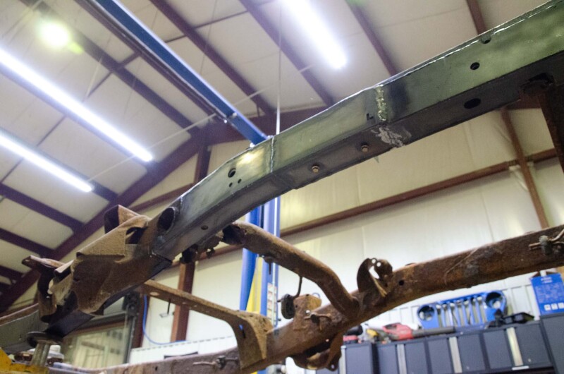 Rust Buster Over Axle Frame Section Left Side