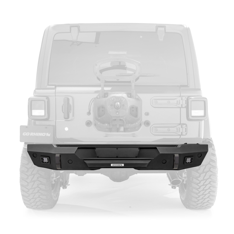 Go Rhino 18-20 Jeep Wrangler JL/JLU Trailline Rear Stubby Bumper thumbnail 2