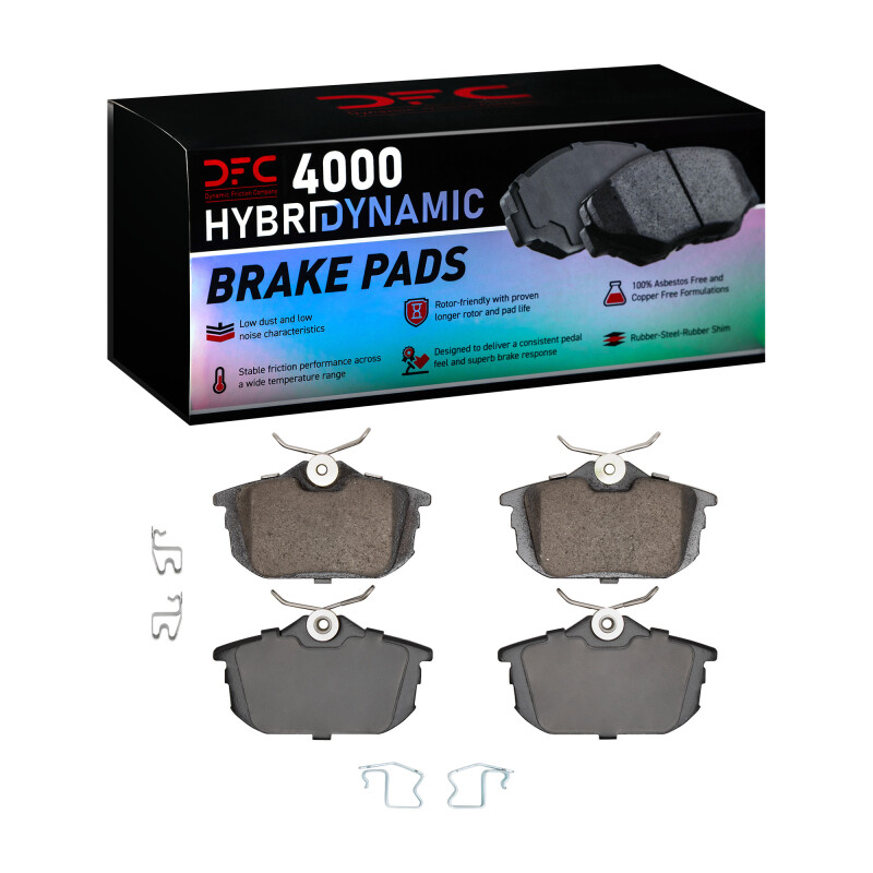 DFC 00-07 Mitsubishi Space Star (Mexico) Rear 4000 HybriDynamic Brake Pads and Hardware Kit