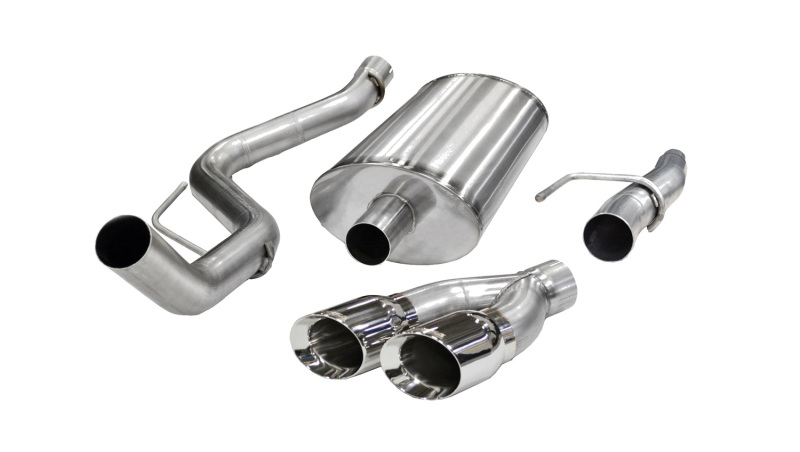 Corsa 2011-2014 Ford F-150 5.0L V8 Polished Sport Cat-Back Exhaust thumbnail 5