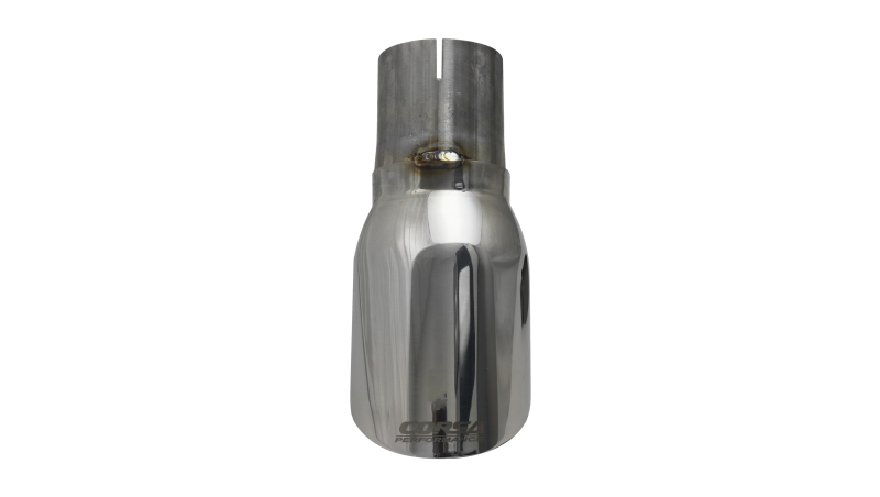 Corsa Single Universal 2.75in Inlet / 4in Outlet Polished Pro-Series Tip Kit thumbnail 8