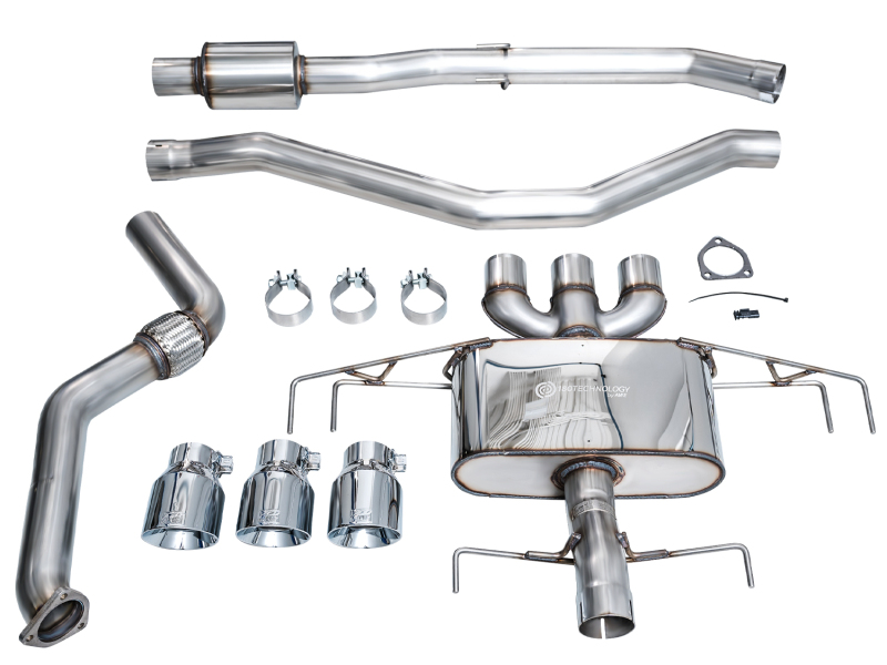AWE Tuning 2024 Acura Integra Type S DE5 FWD Touring Edition Exhaust w/ Triple Chrome Silver Tips thumbnail 7