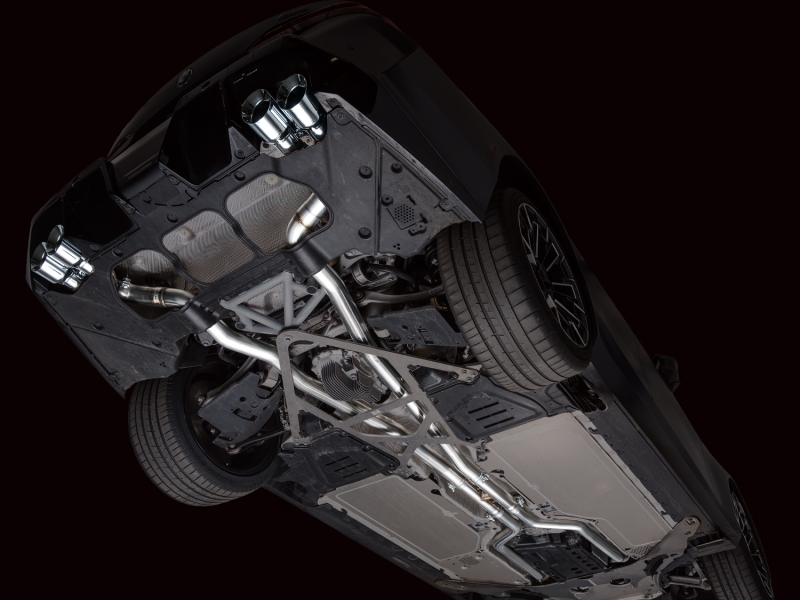 AWE Tuning BMW G90/G99 M5 Track Edition Cat-Back Exhaust - Chrome Silver Tips thumbnail 8