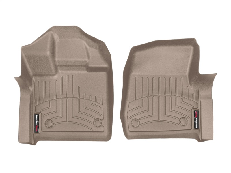 WeatherTech 2016+ Ford F-150 Regular Cab Front FloorLiner - Tan