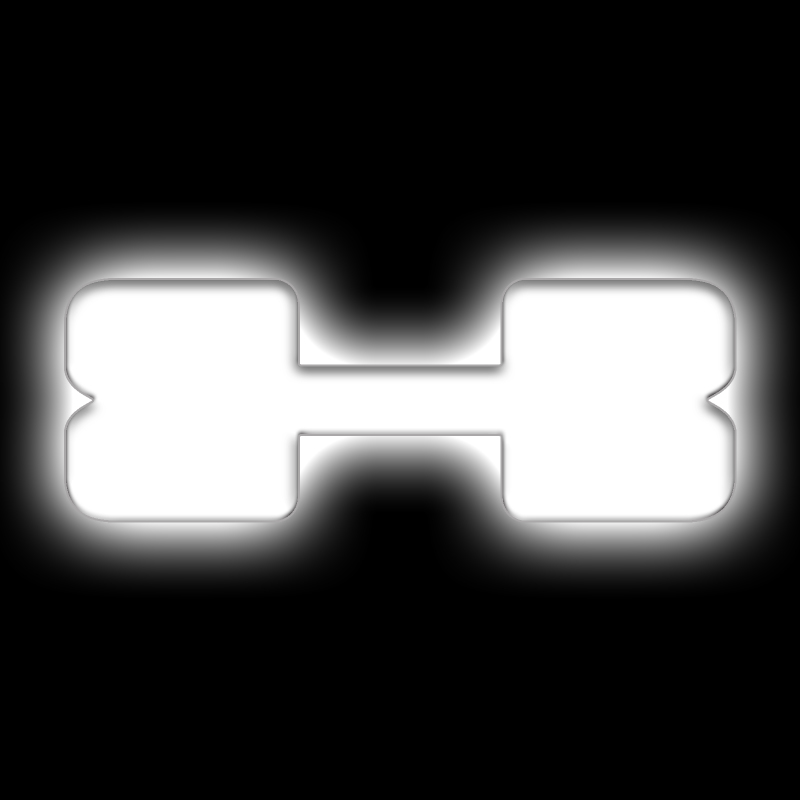 ORACLE Lighting Universal Illuminated LED Letter Badges - Matte Wht Surface Finish - X thumbnail 2