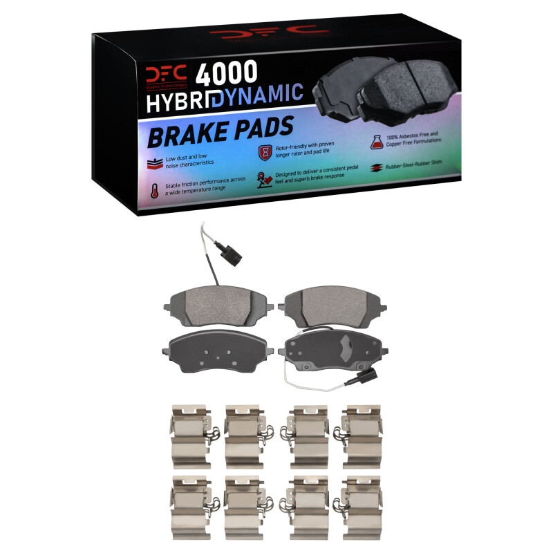 DFC HybriDynamic Brake Pads Hrdwr Kit