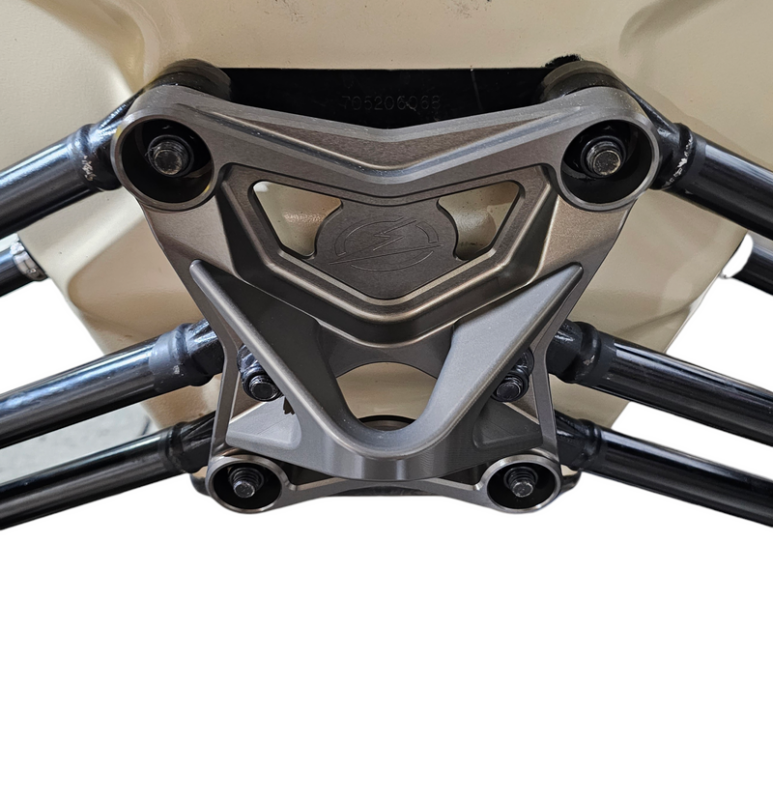 Elektric Offroad 2017-2021 Can Am X3 Maverick Volt Radius Rod Plate Anodized Gun Metal