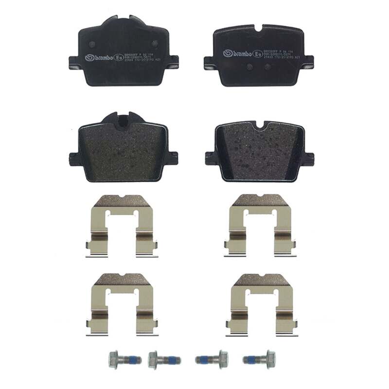 Brembo OE 2022 BMW i4/19-22 Z4/20-22 Toyota GR Supra PRIME Low-Met Brake Pad - Rear thumbnail 2