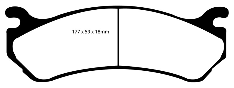 EBC S5 Brake Pad and Rotor Kit (1x ebcGD7047, 1x ebcDP41304R) thumbnail 4
