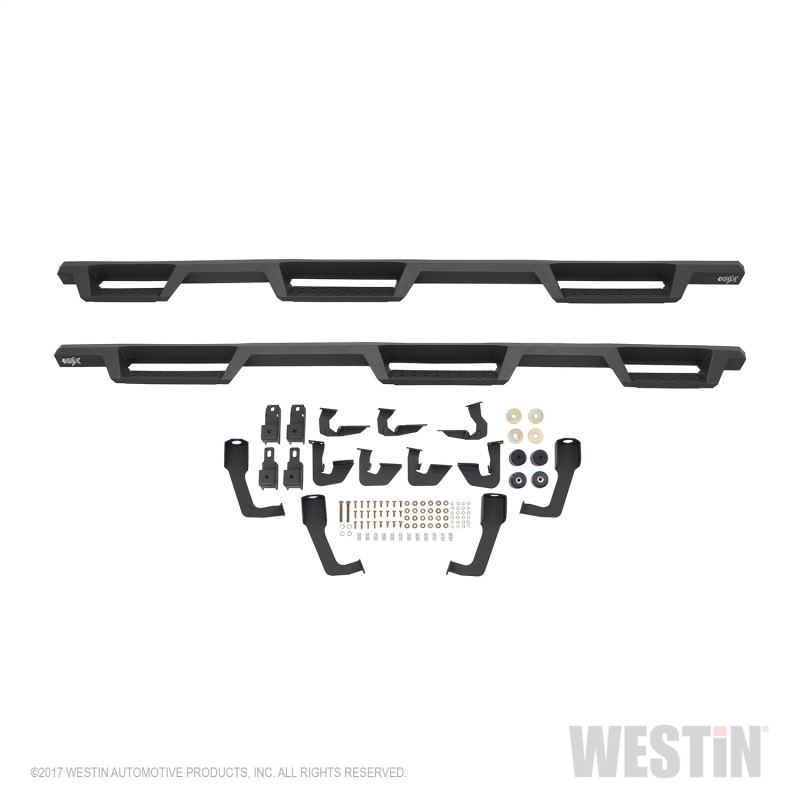 Westin/HDX 07-18 Chevrolet Silverado (Excl. Classic) 6.5ft. Bed Drop W2W Nerf Step Bars - Tex. Blk thumbnail 8