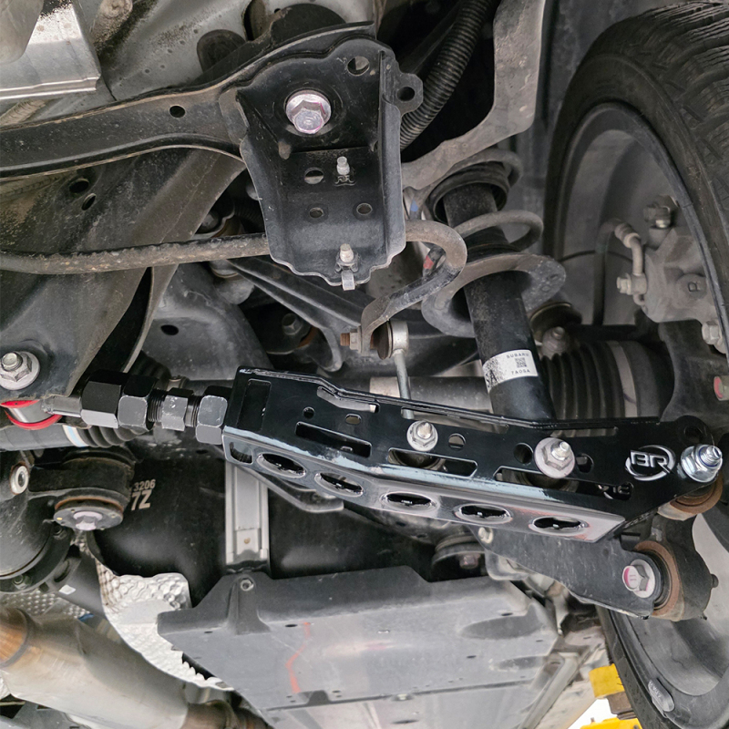 BLOX Racing Racing Rear Lower Control Arms - Blk (Toyota 86 / Scion FRS / Subaru BRZ / WRX / STi) V2 thumbnail 4
