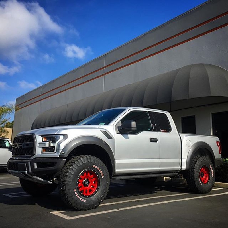 Camburg Ford Raptor 17-20 1.5in Spring Preload Spacer Kit (Red)