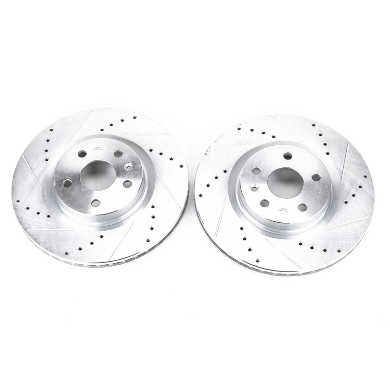 Power Stop 08-14 Cadillac CTS Front Evolution Drilled & Slotted Rotors - Pair thumbnail 2