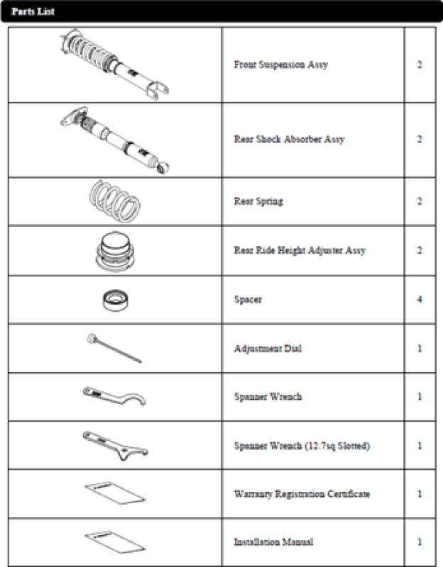 HKS 19-23 Tesla Model 3 RWD Hipermax S Full Kit thumbnail 5