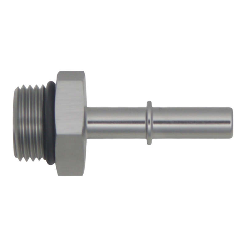 DeatschWerks 8AN ORB Male to 5/16in Male EFI Quick Connect Adapter - Anodized DW Titanium thumbnail 2