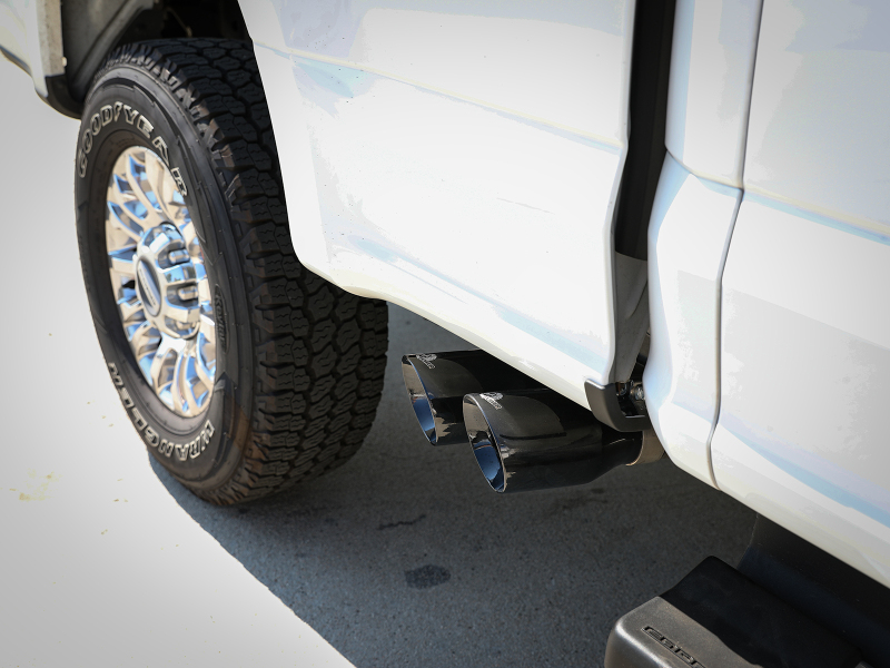 aFe Rebel Series 3in 409 SS Cat-Back Exhaust w/ Black Tips 17-20 Ford F-250/F350 V8 6.2L/7.3L thumbnail 9