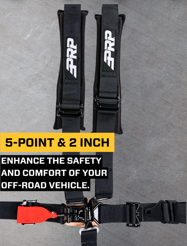PRP 5.2 Harness with Shoulder Straps Sewn to Lap- Black thumbnail 2