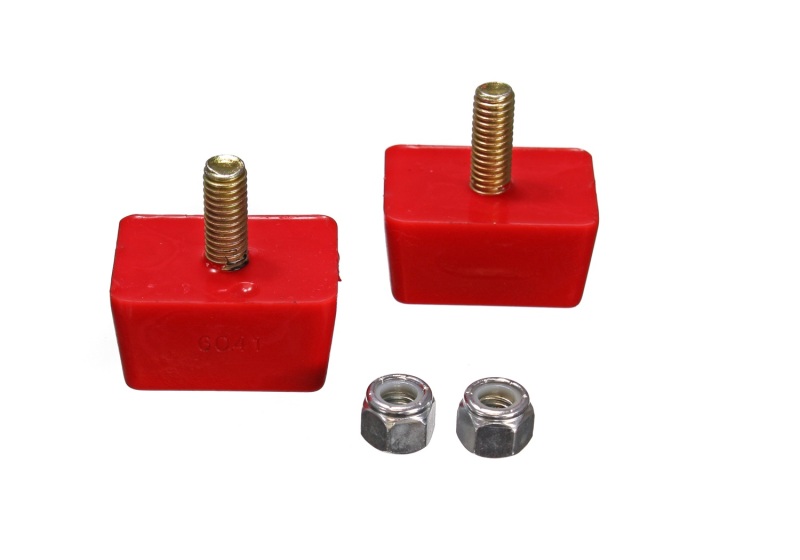 Energy Suspension Univ Red 7/8in H x 1-7/8in L x 1-3/8in W Low Profile Rectangular Bump Stops (2 ea) thumbnail 5