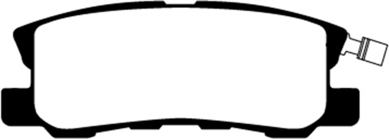 EBC 09+ Jeep Compass 2.0 (302mm Rear Rotors) Greenstuff Rear Brake Pads thumbnail 6