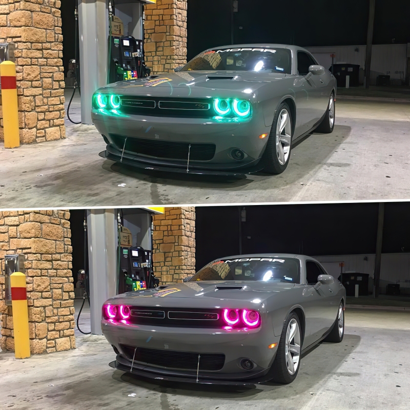 Oracle Dodge Challenger 15-21 Halo Kit - ColorSHIFT w/o Controller thumbnail 5