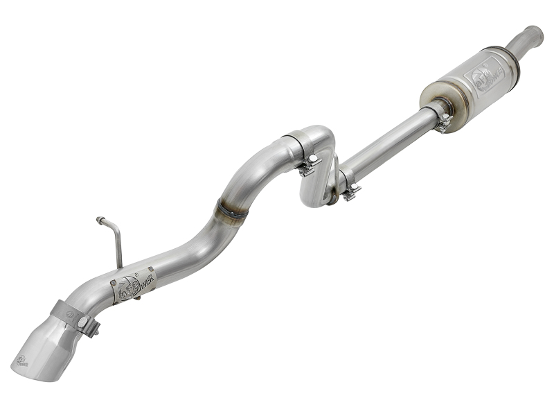 aFe MACH Force-Xp 2.5in 409SS Axle-Back Hi-Tuck Exh Sys w/ Pol Tip 18-20 Jeep Wrangler (JL) V6 3.6L thumbnail 2