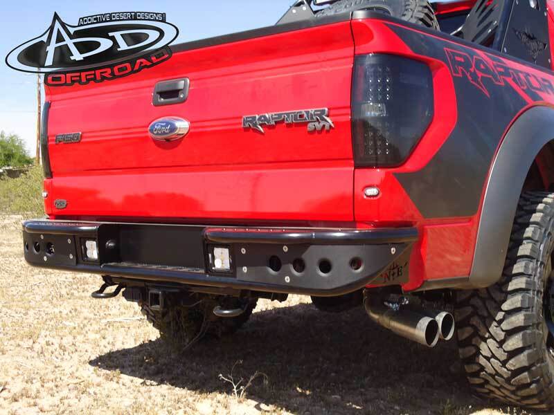 ADD Offroad Venom Bumpers R012231280103 Bumper, Venom, Fabricated, Steel, Black Textured Powdercoated, Ford, Rear, Each thumbnail 5