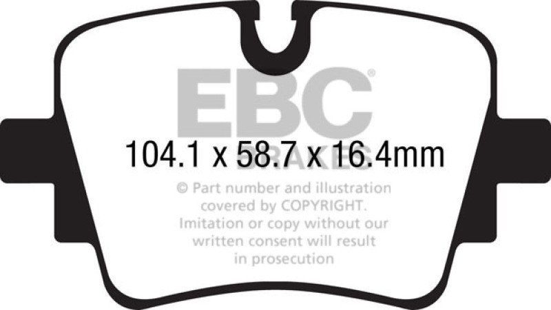 EBC S12 Brake Pad and Rotor Kit (1x ebcDP32190C, 1x ebcRK2097) thumbnail 7