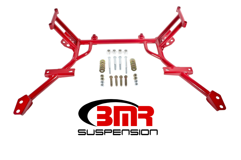 BMR 05-10 S197 Mustang K-Member w/ No Motor Mounts and STD. Rack Mounts - Red
K-member