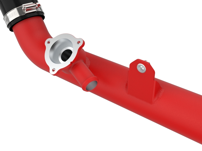 BladeRunner 2-1/4 IN Aluminum Hot Charge Pipe Red
