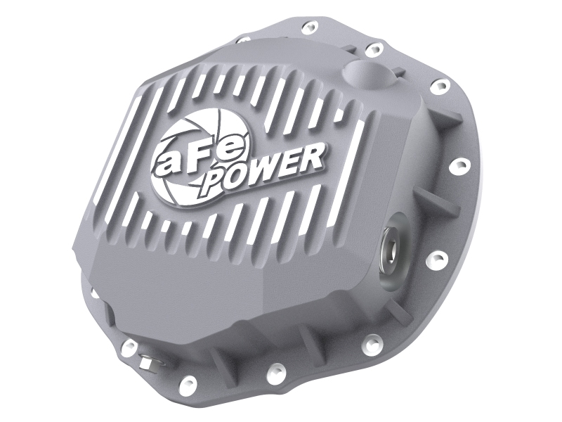 aFe Street Series Rear Differential Cover Raw w/ Machined Fins 19-20 Ram 2500/3500 thumbnail 2