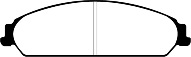EBC 13-14 Chrysler 200 3.6 Redstuff Front Brake Pads thumbnail 7