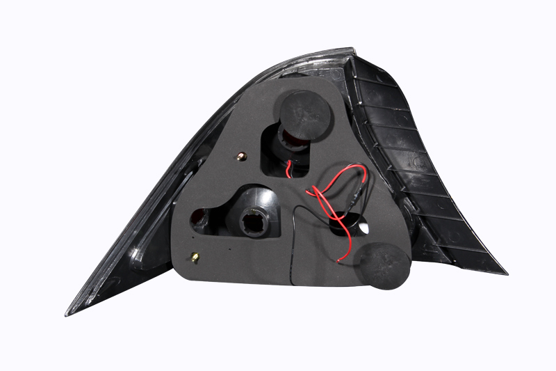 ANZO 2001-2003 Honda Civic Taillights Black w/ Halo thumbnail 8