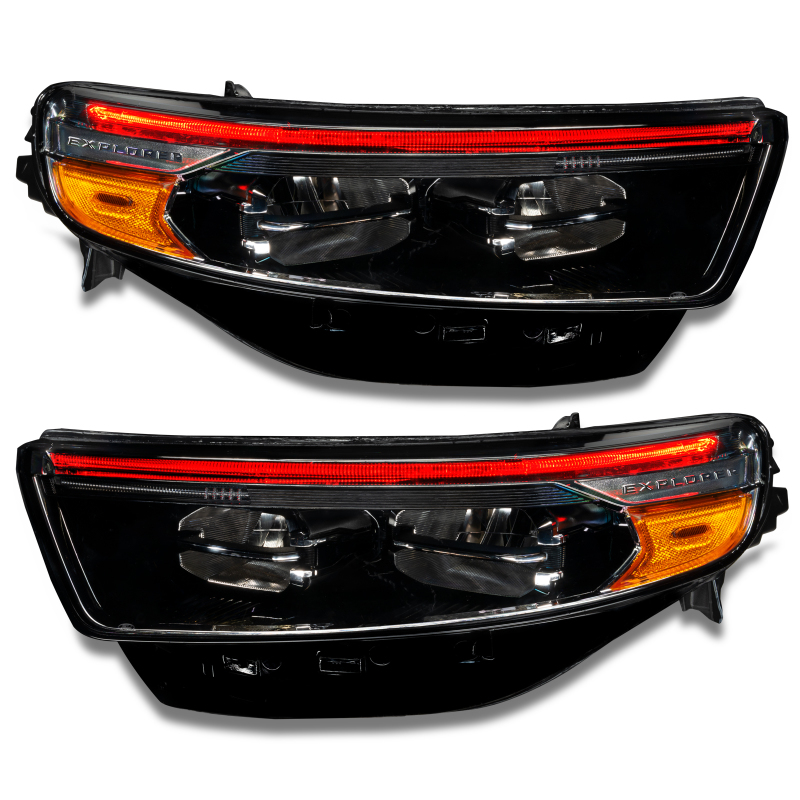 Oracle 20-22 Ford Explorer Dynamic RGB Headlight DRL Upgrade Kit - ColorSHIFT - Dynamic thumbnail 7