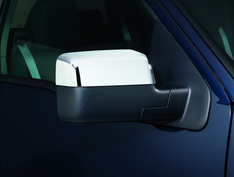 AVS 04-08 Ford F-150 (Upper Half) Mirror Covers 2pc - Chrome thumbnail 3