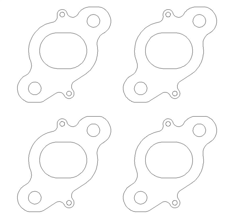 Cometic Nissan CA18 DET .030 inch DOHC Exhaust Gasket (4 pcs per Kit) thumbnail 4