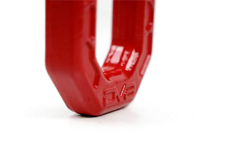DV8 Offroad Elite Series D-Ring Shackles - Pair (Red) thumbnail 7