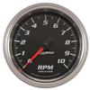 Autometer Pro-Cycle Gauge Tachometer 3 3/8in 10K Rpm Black thumbnail 7