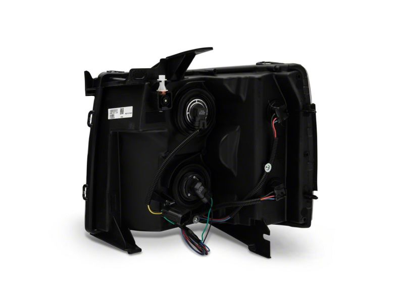 Raxiom 07-13 Chevrolet Silverado 1500 Euro Headlights- Black Housing (Clear Lens) thumbnail 5