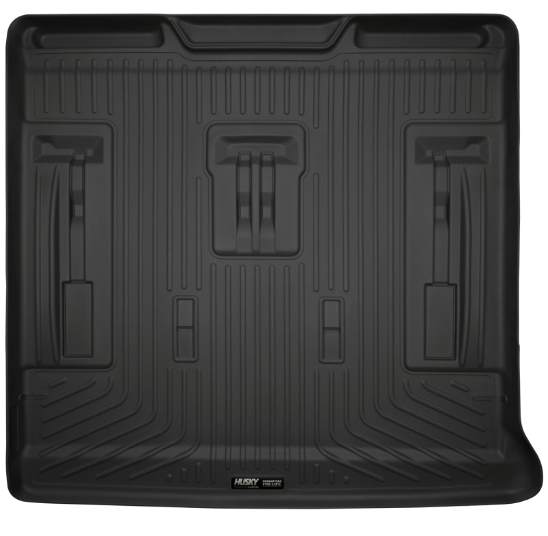 Husky Liners 07-13 GM Escalade/Suburban/Yukon WeatherBeater Black Rear Cargo Liners thumbnail 7