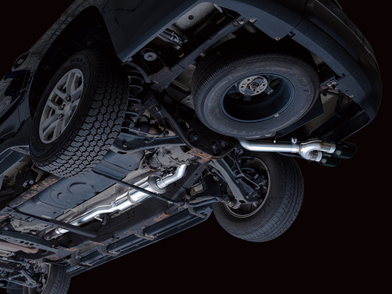 AWE Tuning 2021+ GMC Suburban/Yukon XL 5.3L 0FG Side Exit Catback Exhaust - Diamond Black Tips thumbnail 8