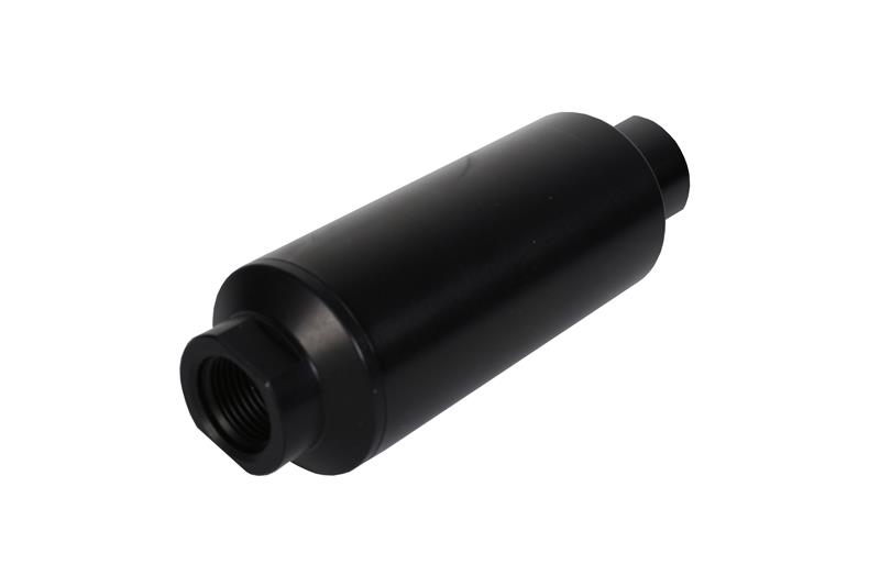Aeromotive Pro-Series In-Line Filter - AN-12 - 40 Micron SS Element - Nickel Chrome Finish thumbnail 2