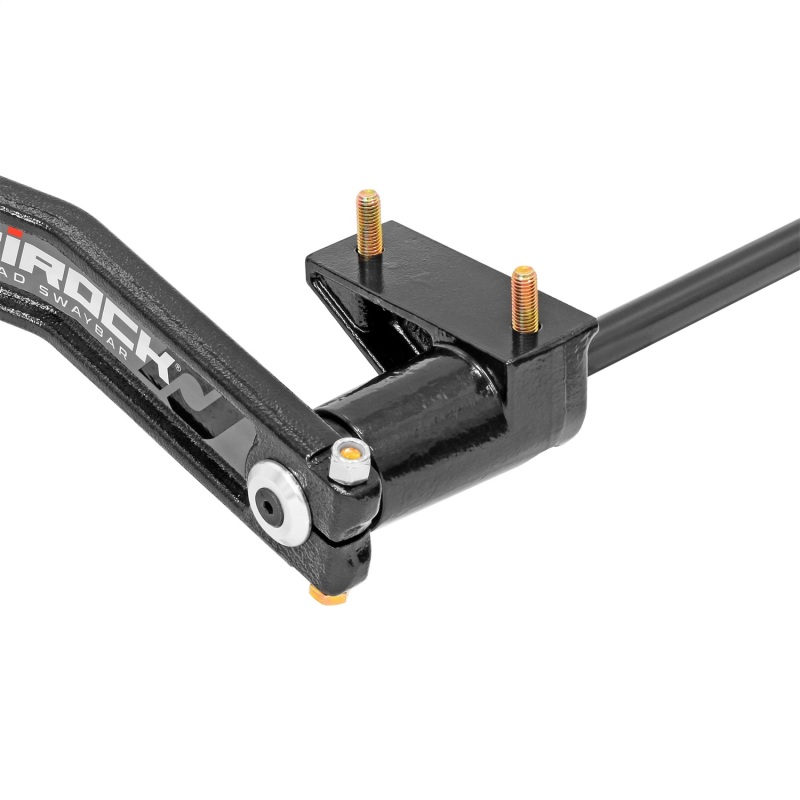 RockJock JL/JT Antirock Sway Bar Kit Front Forged Arms Steel Brackets Heavy 1in Bar thumbnail 3