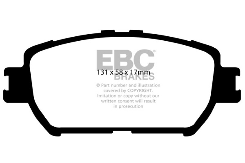 EBC S4 Brake Pad and Rotor Kit (1x ebcUSR7223, 1x ebcDP31642C) thumbnail 9