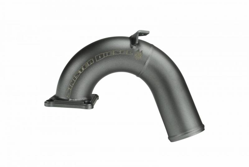 Sinister Diesel 03-07 Dodge Cummins 5.9L Intake Elbow - Grey thumbnail 3