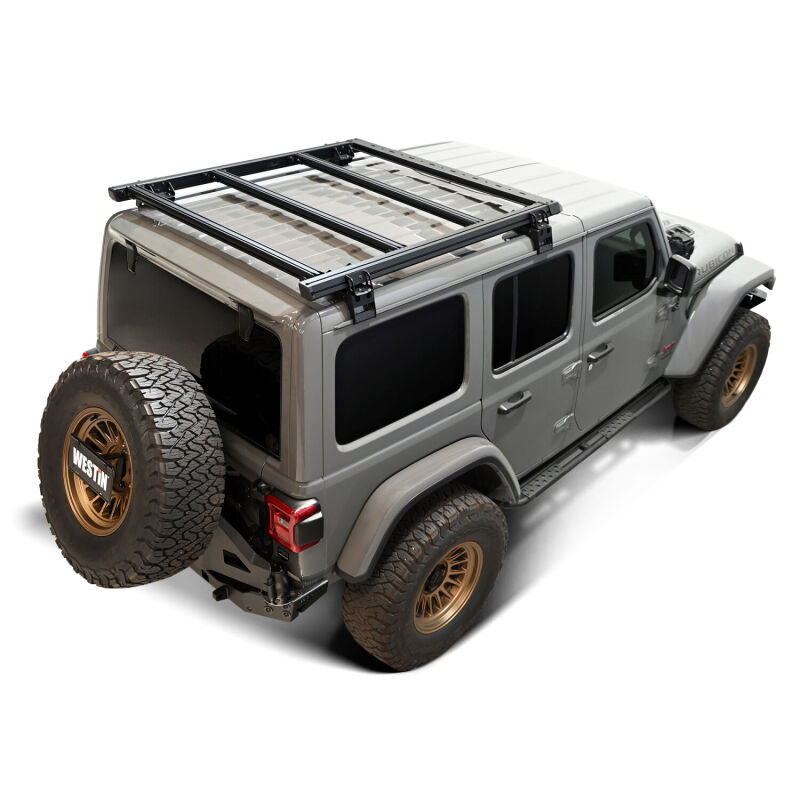 Westin Mesa Roof Racks for 2018-2025 WRANGLER - 15-00075 Rack, Mesa, Steel, Black Powdercoated, Bolt-on, No Drilling Required, 4 Door, Jeep, Kit thumbnail 7