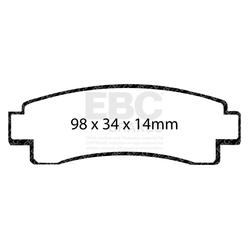 EBC Ultimax2 Brake Pad Sets