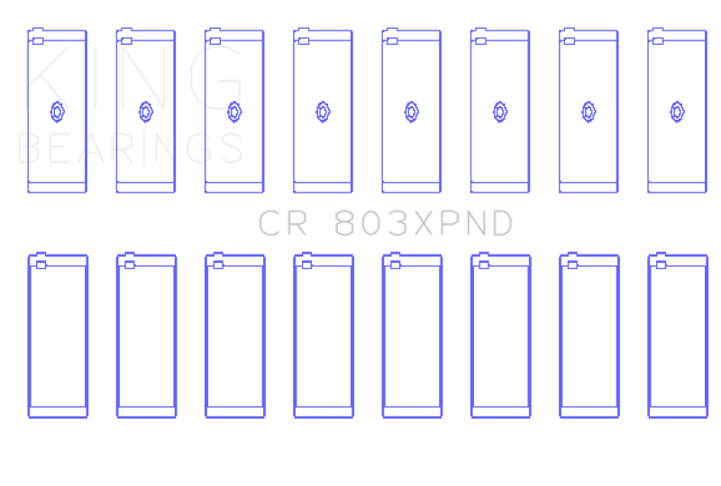 King Engine Bearings Chevrolet SBC 265ci/283ci/327ci Performance Rod Bearing Set thumbnail 4