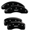 MGP 4 Caliper Covers Engraved Front & Rear MGP Black Finish Silver Characters 2017 Kia Optima thumbnail 6