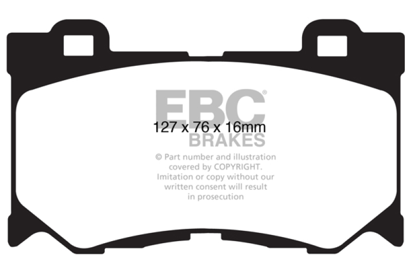 EBC 08-15 Infiniti G37 3.7 Bluestuff Front Brake Pads thumbnail 6