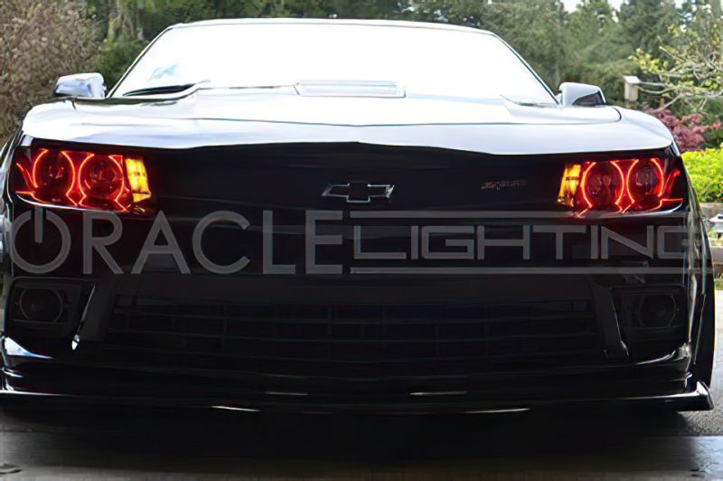 Oracle Chevy Camaro Non-RS 14-15 Dual Halo Kit Round Style - ColorSHIFT w/o Controller